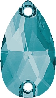 Swarovski 3230 Drop Sew-on Light Turquoise 18x10.5mm