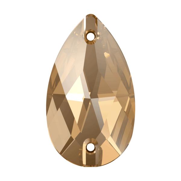 Swarovski 3230 Drop Sew-on Light Colorado Topaz 18x10.5mm