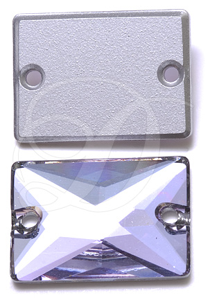 Dreamtime Crystal 3250 Rectangle Sew-on Crystal Vitrail Light 18x13mm