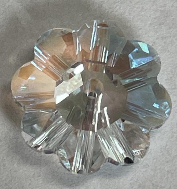 Swarovski 3700 Margarita Sew-on Crystal Shimmer Unfoiled 10mm