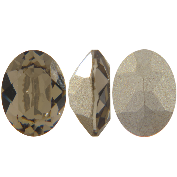 Dreamtime Crystal DC 4120 Oval Fancy Stone Greige 6x4mm