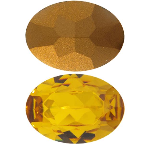 Dreamtime Crystal DC 4120 Oval Fancy Stone Light Topaz 8x6mm