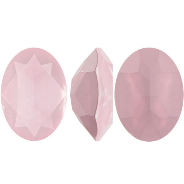 Dreamtime Crystal DC 4120 Oval Fancy Stones 6x4 mm Powder Rose