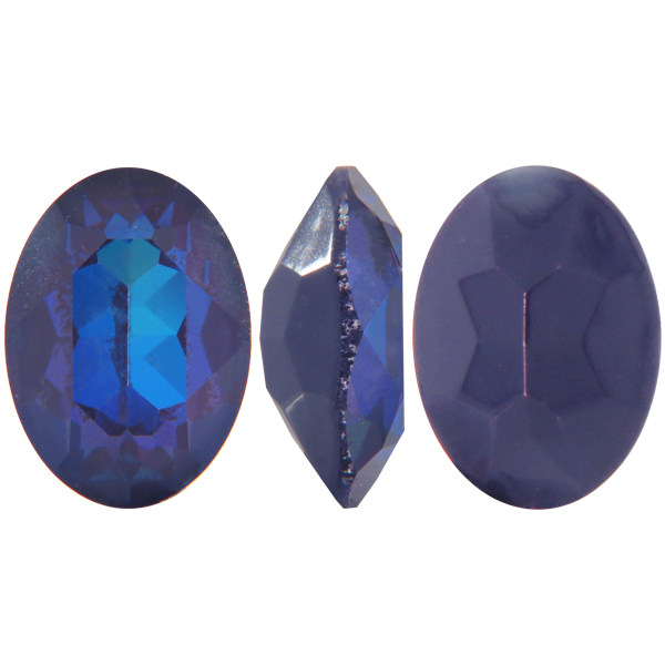 Dreamtime Crystal DC 4120 Oval Fancy Stone Ultra Purple AB 18x13mm