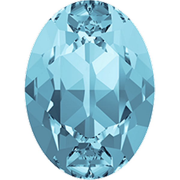 Dreamtime Crystal DC 4120 Oval Fancy Stone Aquamarine 18x13mm