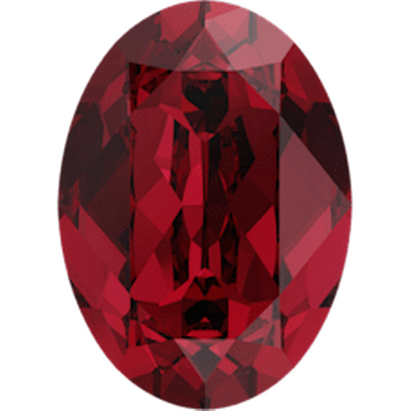 Dreamtime Crystal DC 4120 Oval Fancy Stone Scarlet 8x6mm