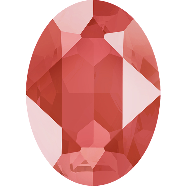 Dreamtime Crystal DC 4120 Oval Fancy Stone Crystal Light Coral 14x10mm