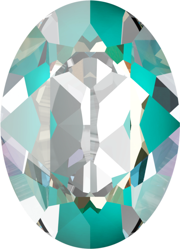 Dreamtime Crystal DC 4120 Oval Fancy Stone Crystal Laguna DeLite 14x10mm