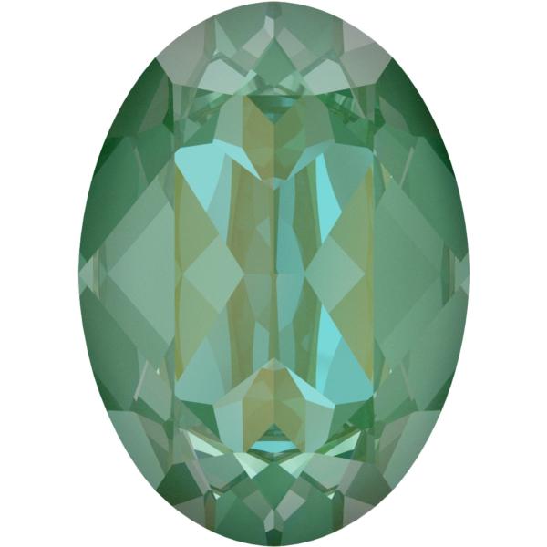 Dreamtime Crystal DC 4120 Oval Fancy Stone Crystal Silky Sage DeLite 14x10mm