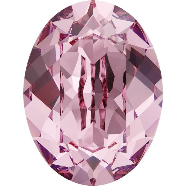 Dreamtime Crystal DC 4120 Oval Fancy Stone Light Rose 8x6mm