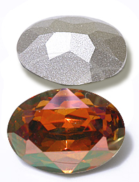 Dreamtime Crystal DC 4120 Oval Fancy Stone Crystal Copper 8x6mm