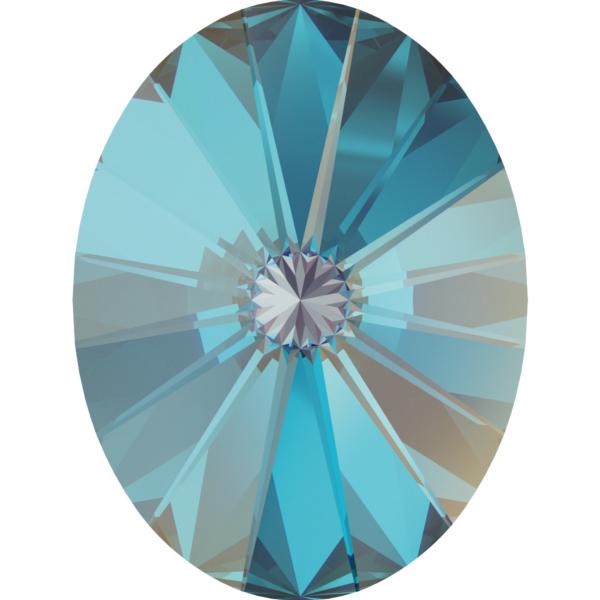 Dreamtime Crystal DC 4122 Oval Rivoli Fancy Stone Crystal Royal Blue DeLite 8x6mm