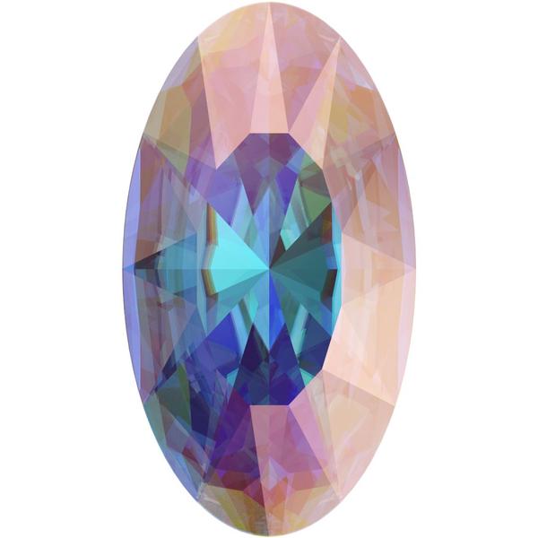 Swarovski 4162 Elongated Oval Fancy Stone Crystal AB 18x9.5mm