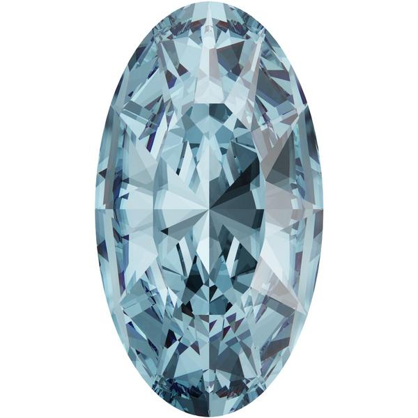 Swarovski 4162 Elongated Oval Fancy Stone Aquamarine 14x7.5mm