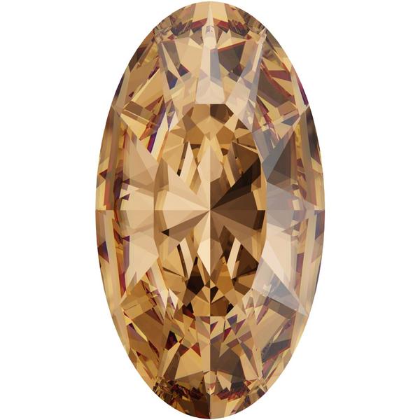 Swarovski 4162 Elongated Oval Fancy Stone Light Colorado Topaz 10x5.5mm