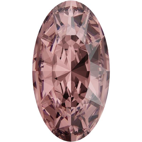Swarovski 4162 Elongated Oval Fancy Stone Vintage Rose 14x7.5mm