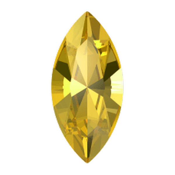 Dreamtime Crystal DC 4228 Navette Fancy Stone Light Topaz 8x4mm