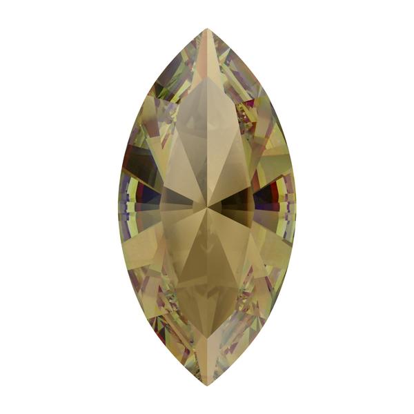 Swarovski 4228 Xilion Navette Fancy Stone Light Colorado Topaz Ignite 10x5mm