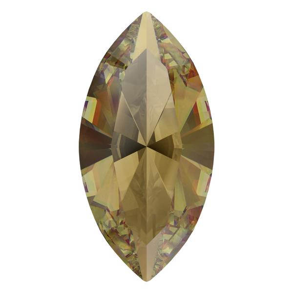 Swarovski 4228 Xilion Navette Fancy Stone Light Colorado Topaz Ignite 8x4mm