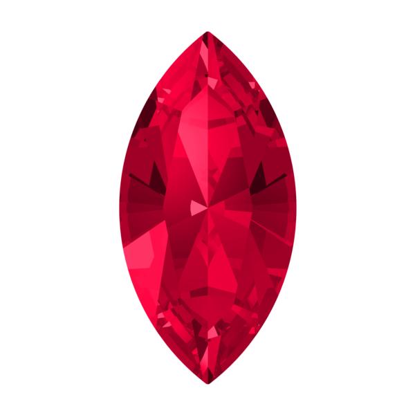 Swarovski 4228 Navette Fancy Stone Scarlet 8x4mm