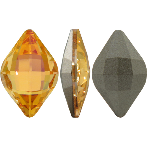 Dreamtime Crystal 4230 Lemon Fancy Stone Brandy 19x12mm