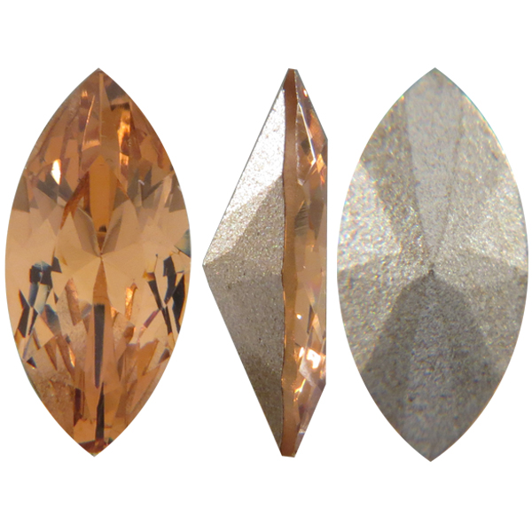 Dreamtime Crystal 4231 Antique Navette Light Colorado Topaz 8x4mm