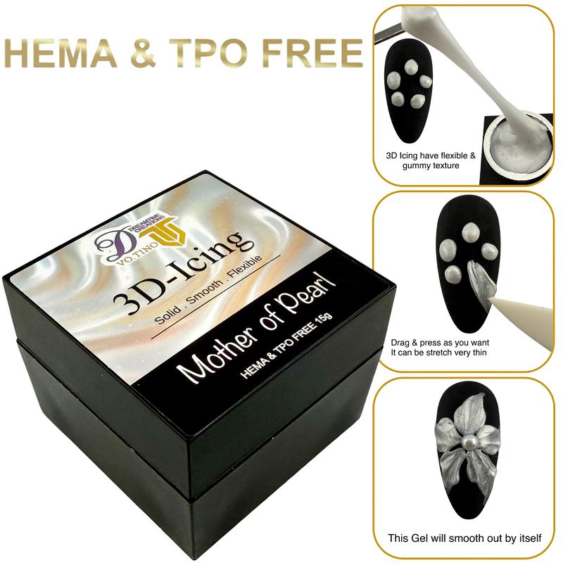 Tino Vo 3D Icing: Mother of Pearl, 15 Grams