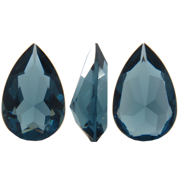 Dreamtime Crystal DC 4320 Pear Shaped Fancy Stone Montana (Unfoiled) 13x8.5mm