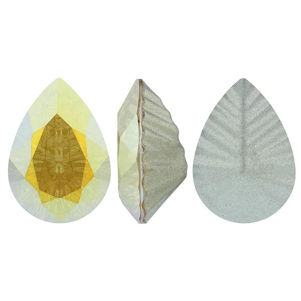 Bling! 4320G Pear Fancy Stone Sunshine 14x10 mm
