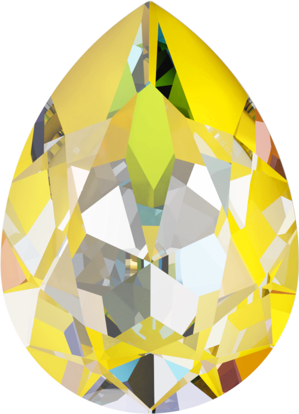 Dreamtime Crystal DC 4320 Pear Shaped Fancy Stone Crystal Sunshine DeLite 18x13mm