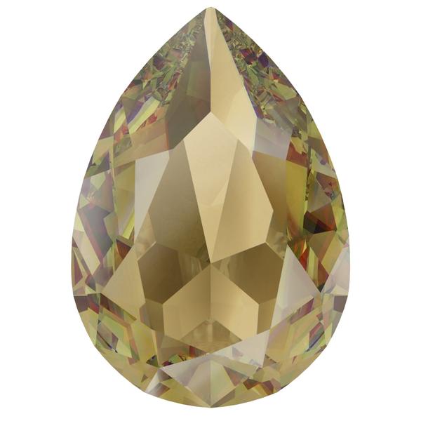 Swarovski 4320 Pear Shaped Fancy Stone Light Colorado Topaz Ignite 10x7mm