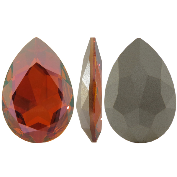 Dreamtime Crystal DC 4327 Large Pear Shaped Fancy Stone Crystal Chili Pepper 30x20mm