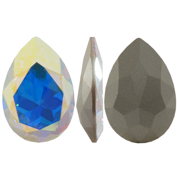 Swarovski 4327 Large Pear Shaped Fancy Stone Crystal AB 30x20mm