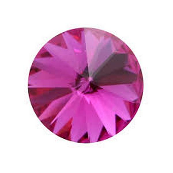 Preciosa 436 11 177 Rivoli Maxima 12mm Fuchsia