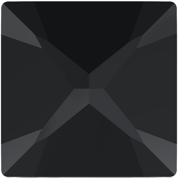 Dreamtime Crystal 4418 Xilion Pointed Square Fancy Stone Jet 6mm