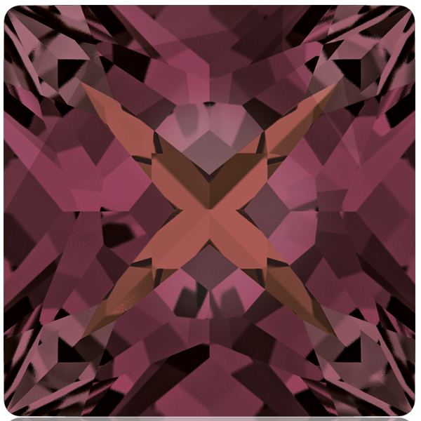 Dreamtime Crystal 4418 Xilion Pointed Square Fancy Stone Crystal Lilac Shadow 8mm