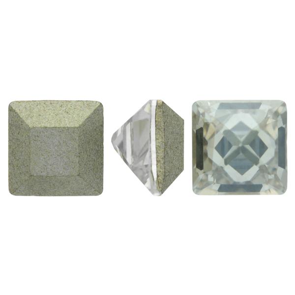 Dreamtime Crystal DC 4428 Square Rhinestones 6mm Crystal Silver Shade "V"
