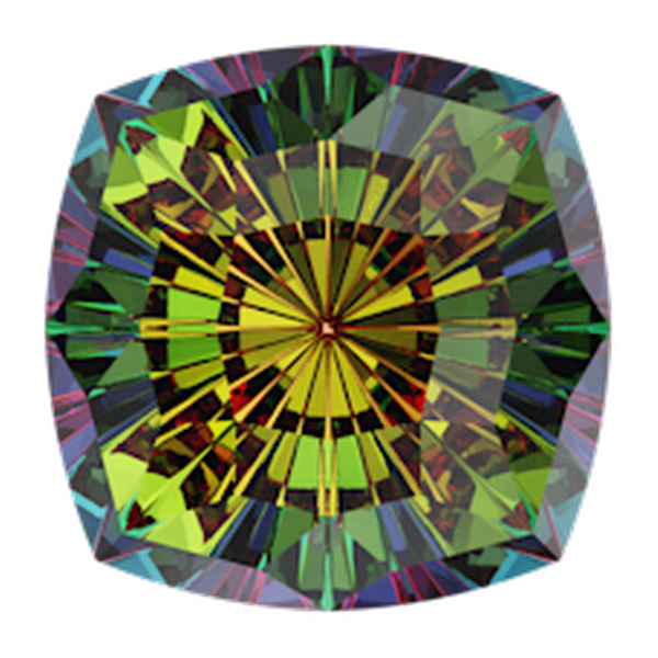 Dreamtime Crystal DC 4460 Majestic Square Fancy Stone Crystal Vitrail Medium 18mm