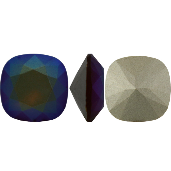 Dreamtime Crystal 4470 Cushion Cut Square Fancy Stone Smoked Topaz Pastel 12mm