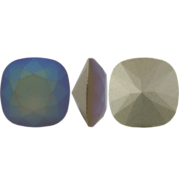 Dreamtime Crystal 4470 Cushion Cut Square Fancy Stone Greige Pastel 12mm