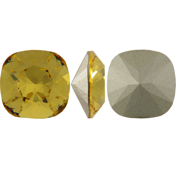 Swarovski 4470 Cushion Cut Square Fancy Stone Light Topaz 10mm