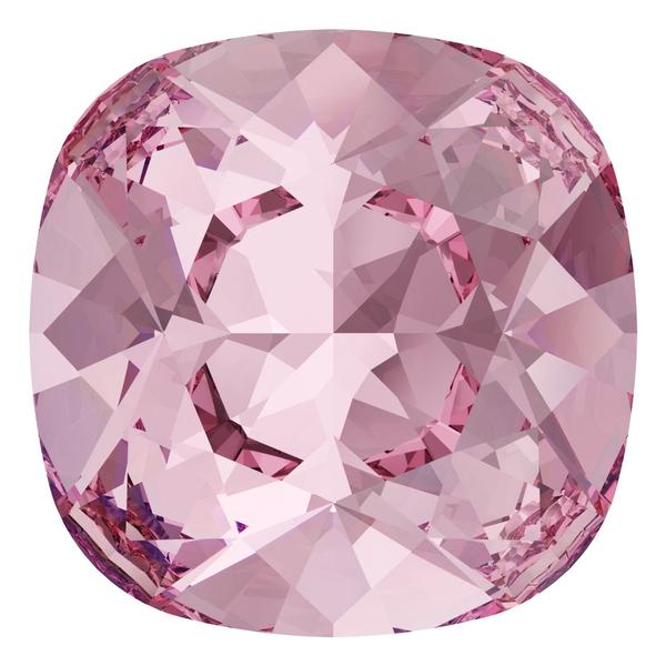 Swarovski 4470 Cushion Cut Square Fancy Stone Light Rose 12mm