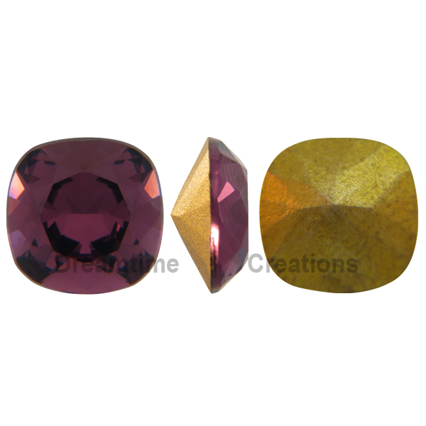 Swarovski 4470 Square Rhinestones Amethyst
