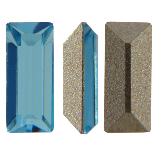Swarovski 4501 Baguette Fancy Stone Aquamarine 7x3mm