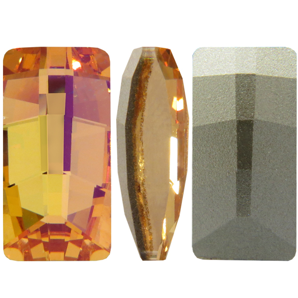 Dreamtime Crystal 4524 Pure Baguette Fancy Stone Brandy 23x11mm