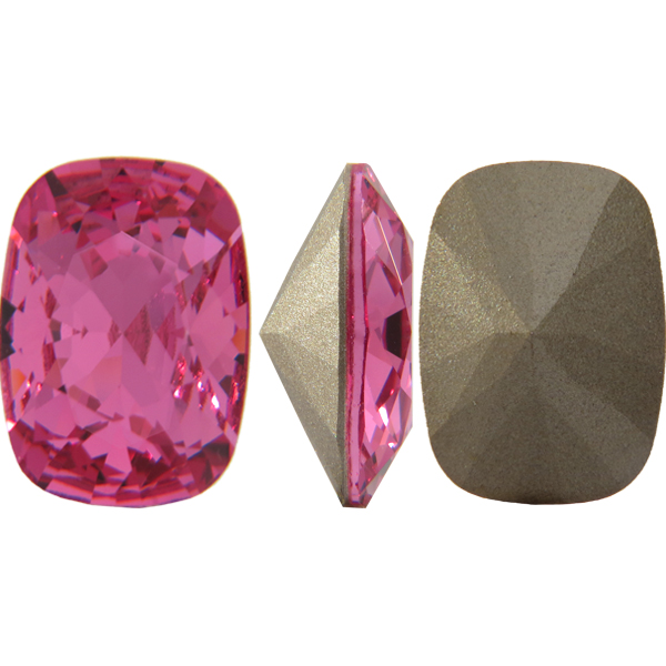 Swarovski 4568 Cushion Fancy Stone Rose 14x10mm
