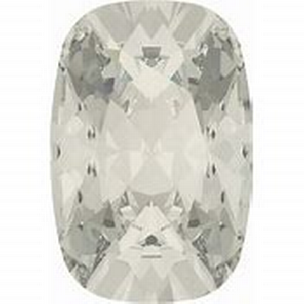 Dreamtime Crystal DC 4568 Cushion Fancy Stone Crystal Silver Shade Unfoiled 27x18mm
