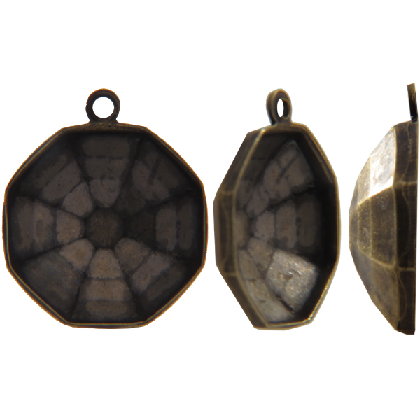 Empty Jewelry Setting (Mount) for Dreamtime Crystal 4678 23mm