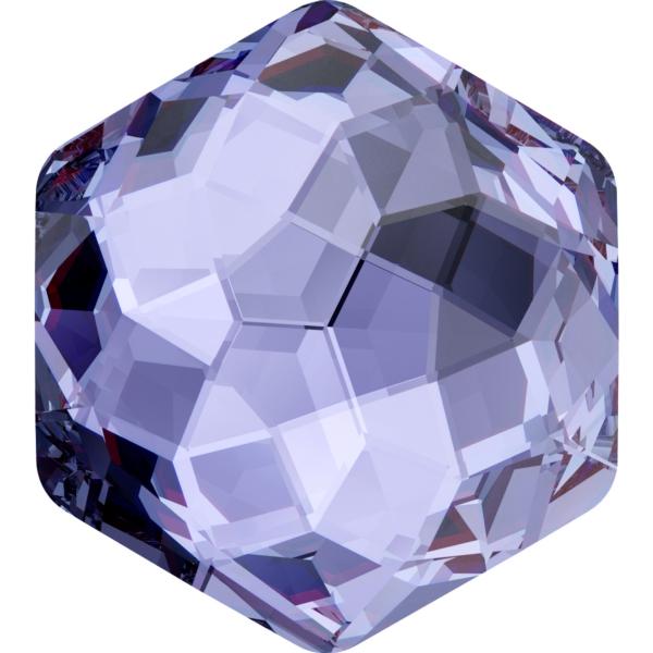 Dreamtime Crystal DC 4683 Thin Hexagon Fancy Stone Tanzanite 10x11.2mm
