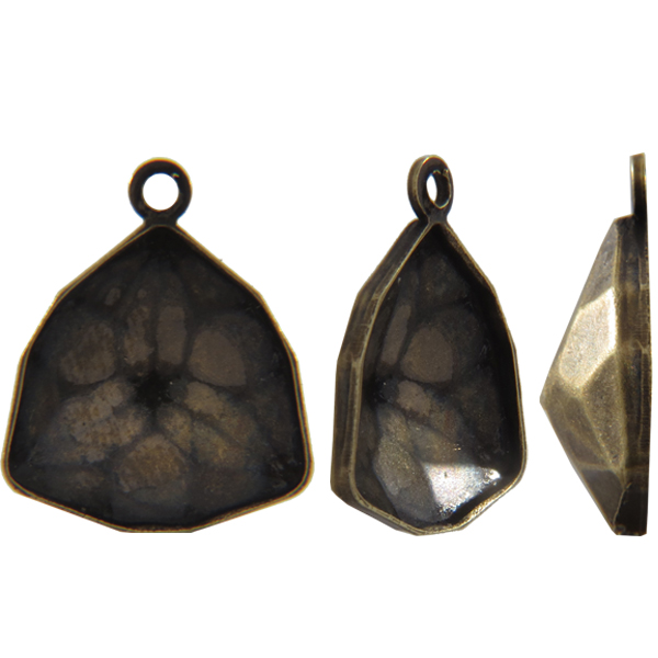 Empty Jewelry Setting (Mount) for Dreamtime Crystal 4706 12mm